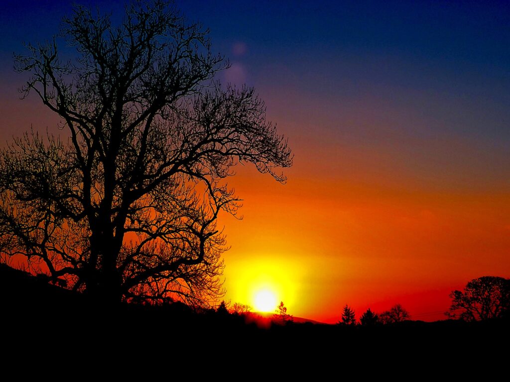 Sunset Over Dumfries and Galloway