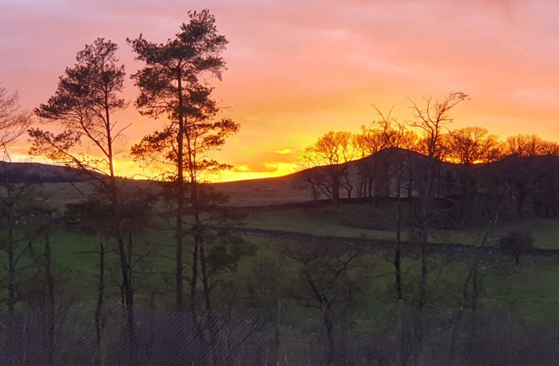 Sunset Over Landscape