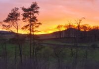 Sunset Over Landscape